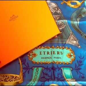 Hermès silk scarf